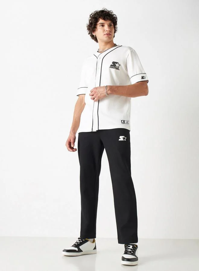 STARTER Logo Print Shirt with Short Sleeves