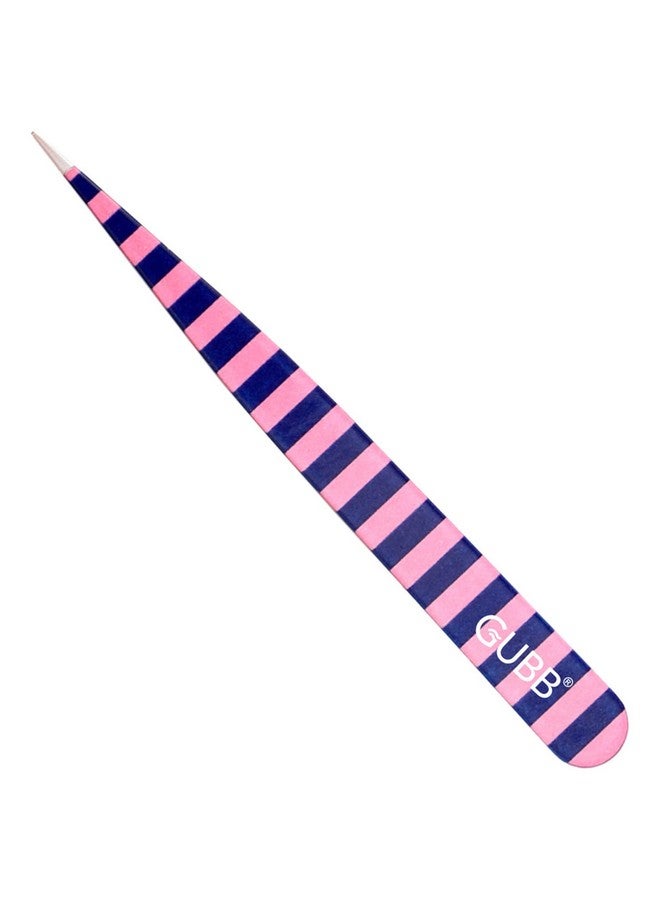 غوب ملقط مدبب لإزالة الرؤوس السوداء والشعر الناشئ تحت الجلد | ملقط مدبب من الفولاذ المقاوم للصدأ لإزالة الشعر | أداة نتف الشعر، لإزالة أصغر الشعر، وتشكيل الحواجب، وإزالة الشظايا - متينة - Image 1