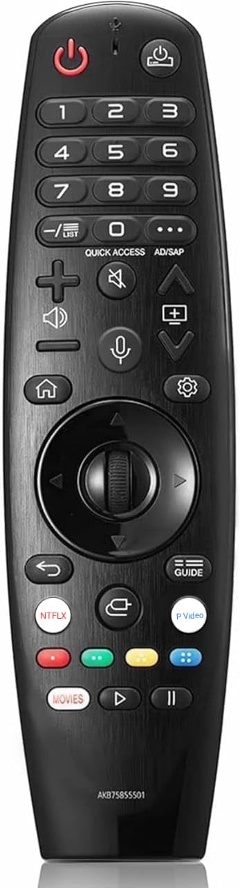 KPDP Magic Remote Original Universal Compatible with All LG LED TV with Netflix and Prime Video Buttons Non-Voice - Image 1