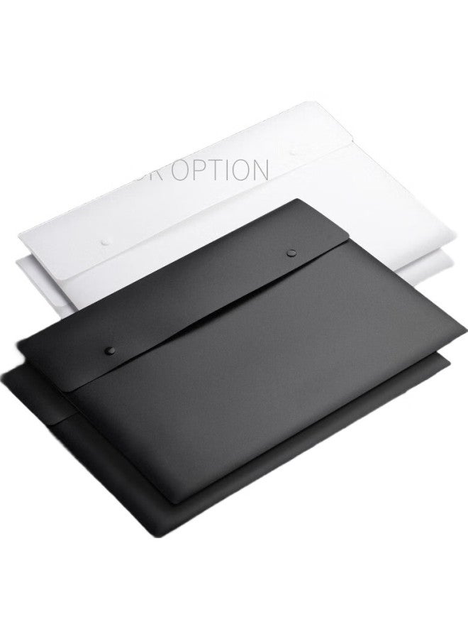Sunwood A3 Button Closure Document Folder/Briefcase/Waterproof File Holder, Pack Of 5, White, Mc335 - Image 1