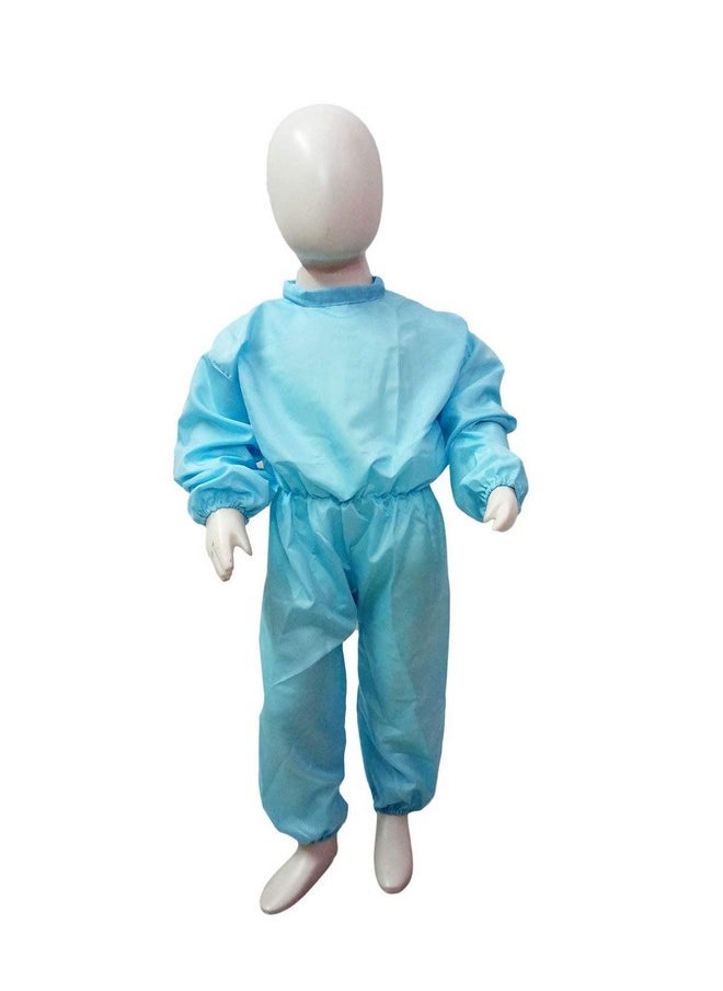 BookMyCostume - BookMyCostume Blue Jumpsuit River Water Cloud Sea Kids Fancy Dress Costume for Boys 8-10 years - Image 1
