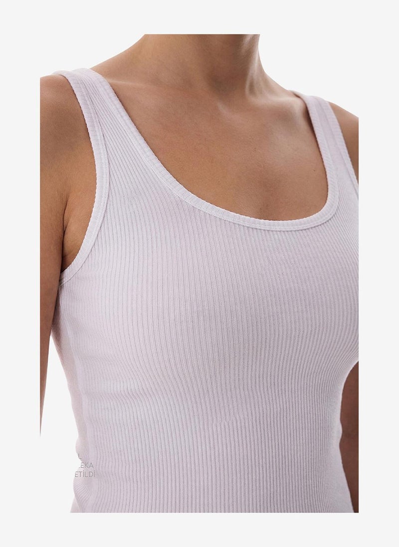 Penti Women Seamless Square Neck White Top - Image 4
