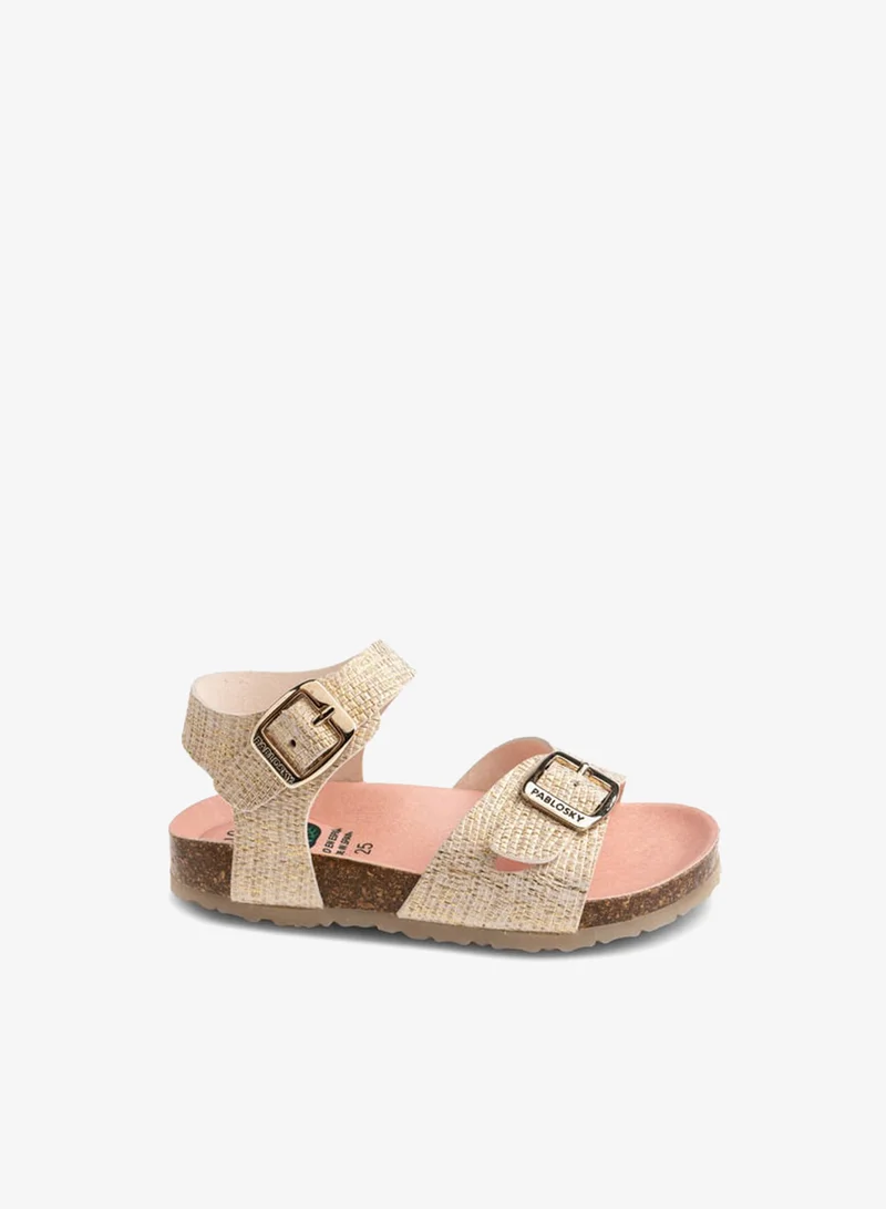 Pablosky Girls Strap Sandals With Buckle Strap Closure Ramadan Collection