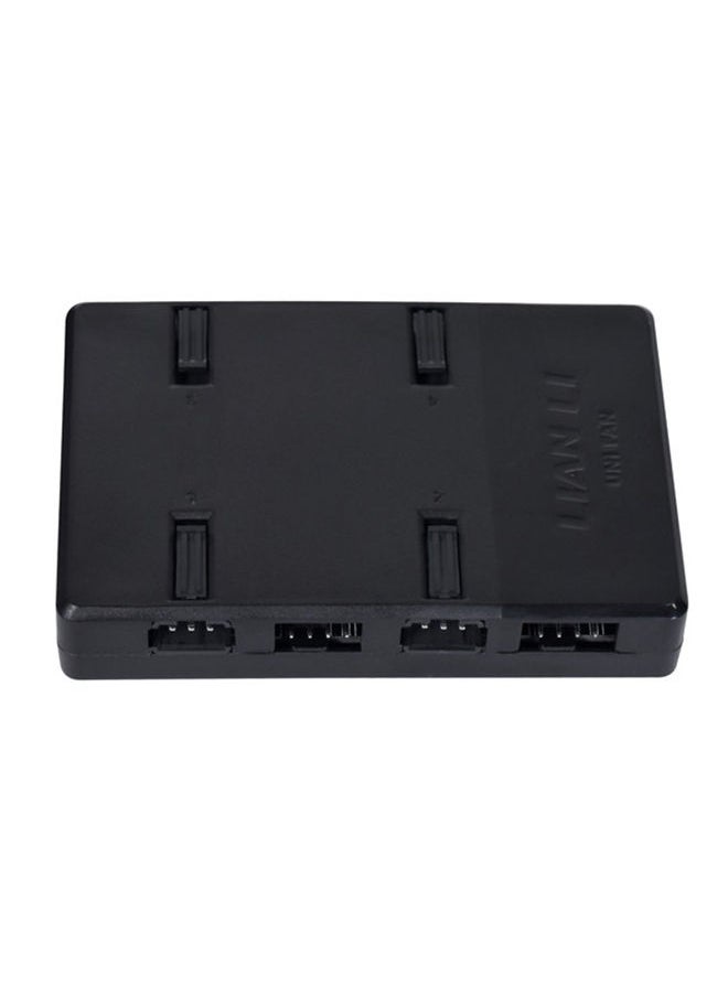 LIAN LI - Strimer L-Connect 3 Controller, For Strimer Plus & Strimer Plus V2, For 8-Pin/24-Pin & Triple 8-Pin Cables, Compatible with L-Connect 3 Software, Black , PW24PV2-1 - Image 1