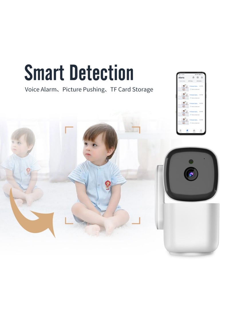 Generic Cam Pan v3 Indoor/Outdoor IP65 1080P 360° Pan/Tilt/Zoom Wi-Fi Smart Home Security Camera with Motion Tracking for Baby & Pet, Color Night Vision, Works with Alexa & Google Assistant  - Image 5