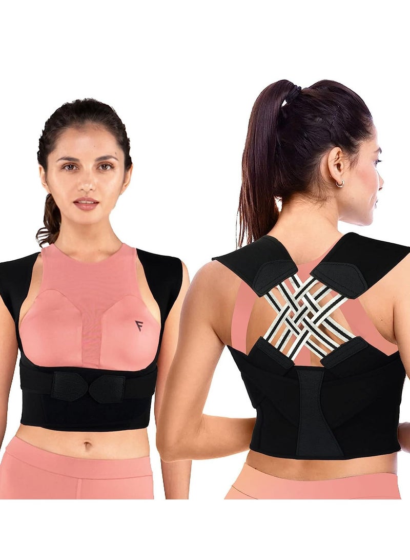 SOLARAE Back Brace And Posture Corrector Support Correction Of Scoliosis Hunchback Used To Improve X-Large Waist 27-33 Inch - Image 1