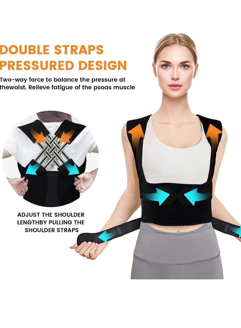 SOLARAE Back Brace And Posture Corrector Support Correction Of Scoliosis Hunchback Used To Improve X-Large Waist 27-33 Inch - Image 5