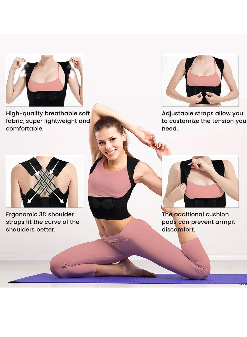 SOLARAE Back Brace And Posture Corrector Support Correction Of Scoliosis Hunchback Used To Improve X-Large Waist 27-33 Inch - Image 3
