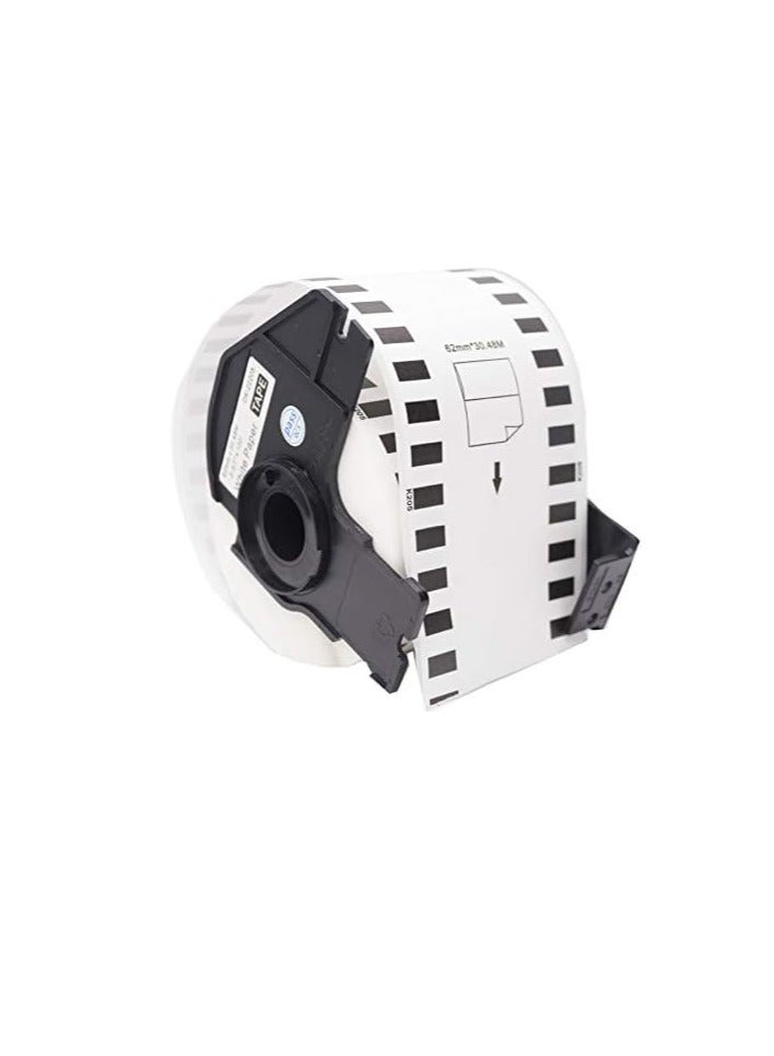 Compatible DK-22205 Paper Tape Roll - White 62mm x 30m - Image 4