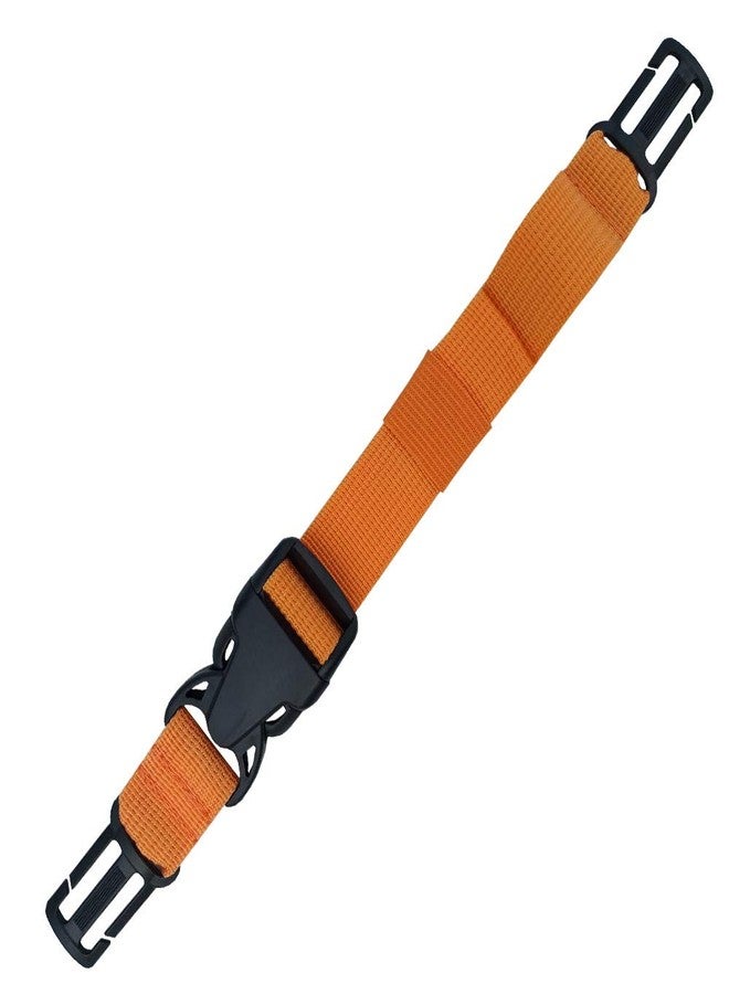 Amlrt Backpack Chest Strap- Nylon -Suitable for Webbing on The Backpack up to1in (Orange) - Image 1