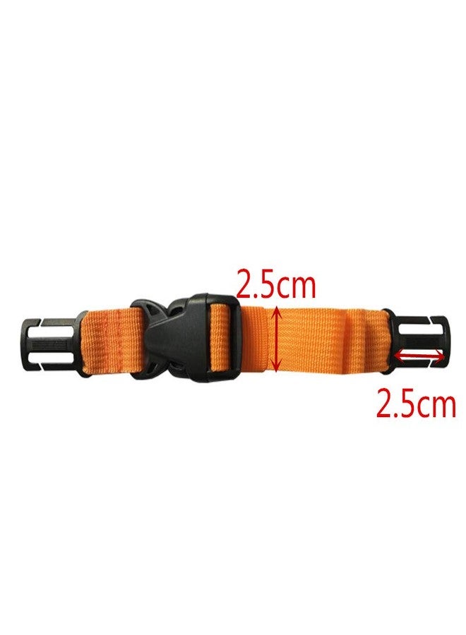 Amlrt Backpack Chest Strap- Nylon -Suitable for Webbing on The Backpack up to1in (Orange) - Image 2