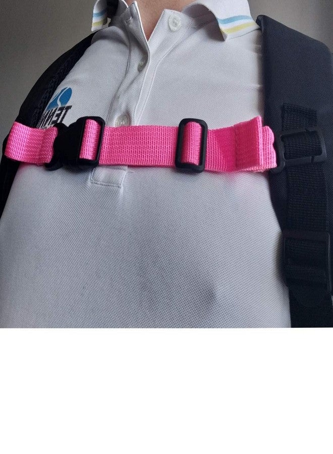 Amlrt Backpack Chest Strap- Nylon -Suitable for Webbing on The Backpack up to1in (Orange) - Image 3