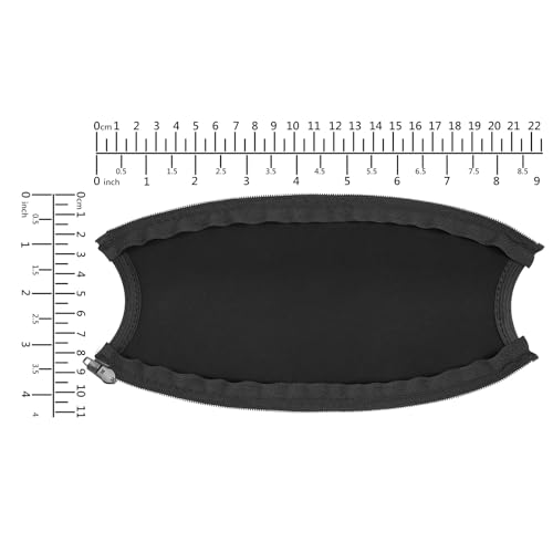 Linkidea Headband Protector Compatible with MDR-V6/ V600/ V900/ MV1/ Z600/ 7506/7509/C D900ST/ M1ST Headphones, Replacement Flex Fabric Cover, Easy DIY Installation (Black) - Image 4