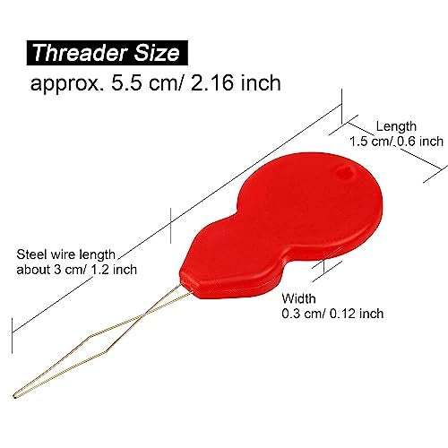 Lusecarl Needle and Thread for Hair Extensions 3 Rolls Hair Weave Sewing Threads with 10 Pcs C J I Shape Curved Upholstery Needles for Hand Sewing, Hair Extensions, Making Wigs DIY (10+3, 3Color) - Image 5