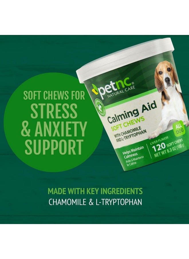 petnc NATURAL CARE Calming Aid Soft Chews For Dogs, 120 Count  - Image 2