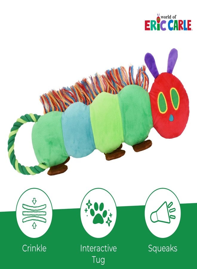Multipet Eric Carle Very Hungry Caterpillar Rope Tug 24" Dog Toy - Image 3