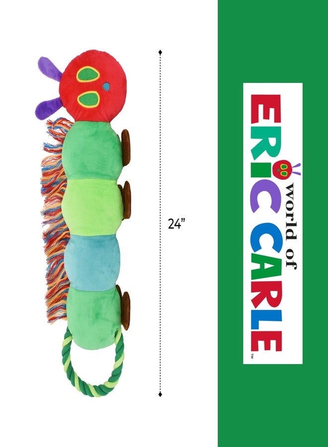 Multipet Eric Carle Very Hungry Caterpillar Rope Tug 24" Dog Toy - Image 5