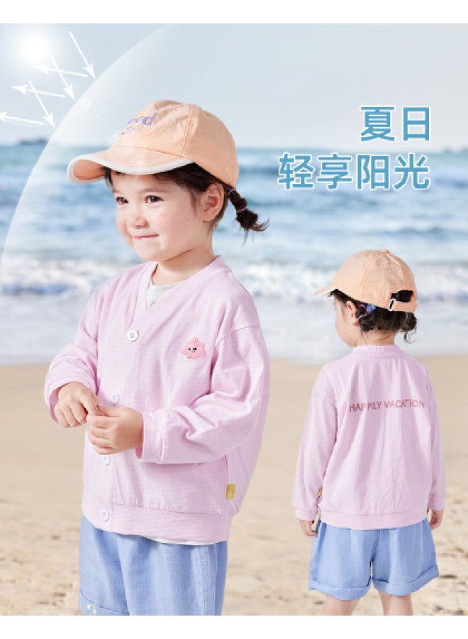 Doodle Home kids' Thin Summer Jacket - Stylish Girls' Sunshirt & Boys' Air-conditioning Top - Image 1