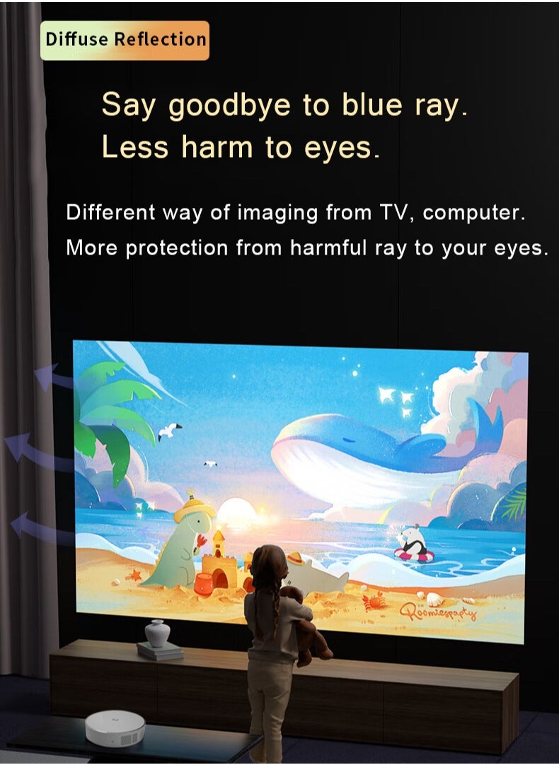 إم مياويان - جهاز عرض Android الذكي المفضل للمنزل HD Blu-ray 4K للهاتف المحمول جهاز عرض بنفس الشاشة - Image 1