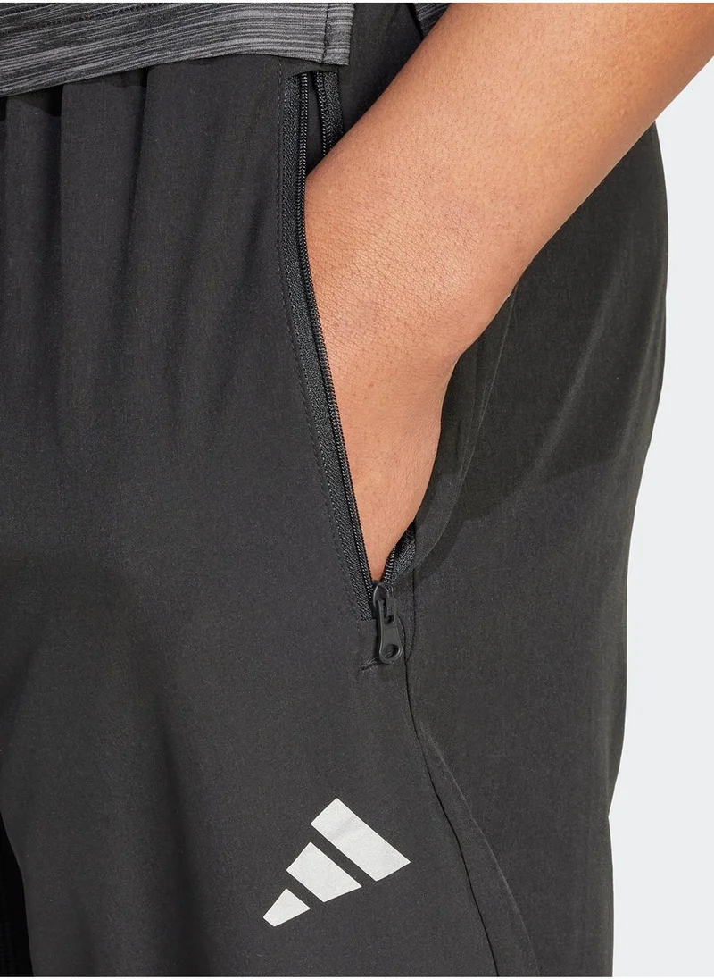 اديداس Gym 3 Stripe Woven Sweatpants