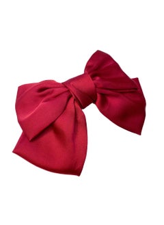 MXXGMYJ Hair Clip Large Red Bow Hair Bow for Women Girls Hair Accessories Styling Tools Party Gifts Decoration 1 Count 