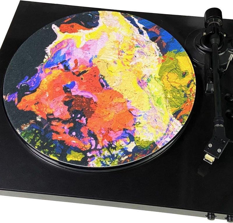 sdroceRyaM 3mm Turntable Mat, Slipmat Anti-Static for 12 Inches LP Vinyl Record High-Fidelity Audiophile Acoustic Sound Support, Help Reduce Noise Due to Static and Dust (Mixed Color) - Image 3