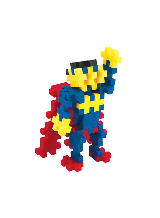 Plus-Plus Superhero 100 Pcs Tube Building Bricks, Mixed, Standard - Image 3