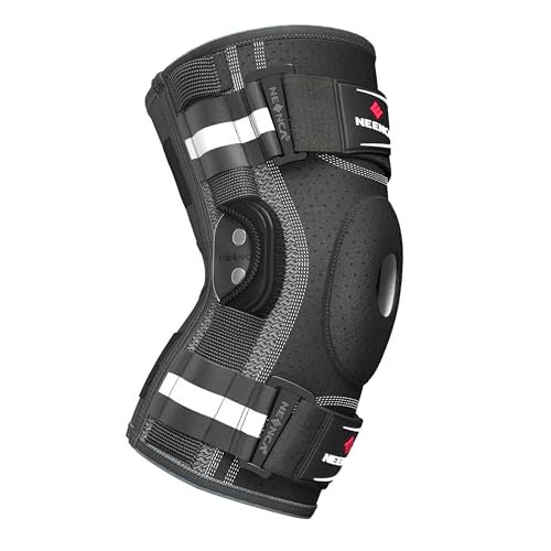 NEENCA Professional Knee Brace for Knee Pain Hinged Knee Support with Removable Dual Side Stabilizers Strong Stability for Joint Pain Relief Arthritis Meniscus Tear ACL PCL MCL Runner Workout - Image 2