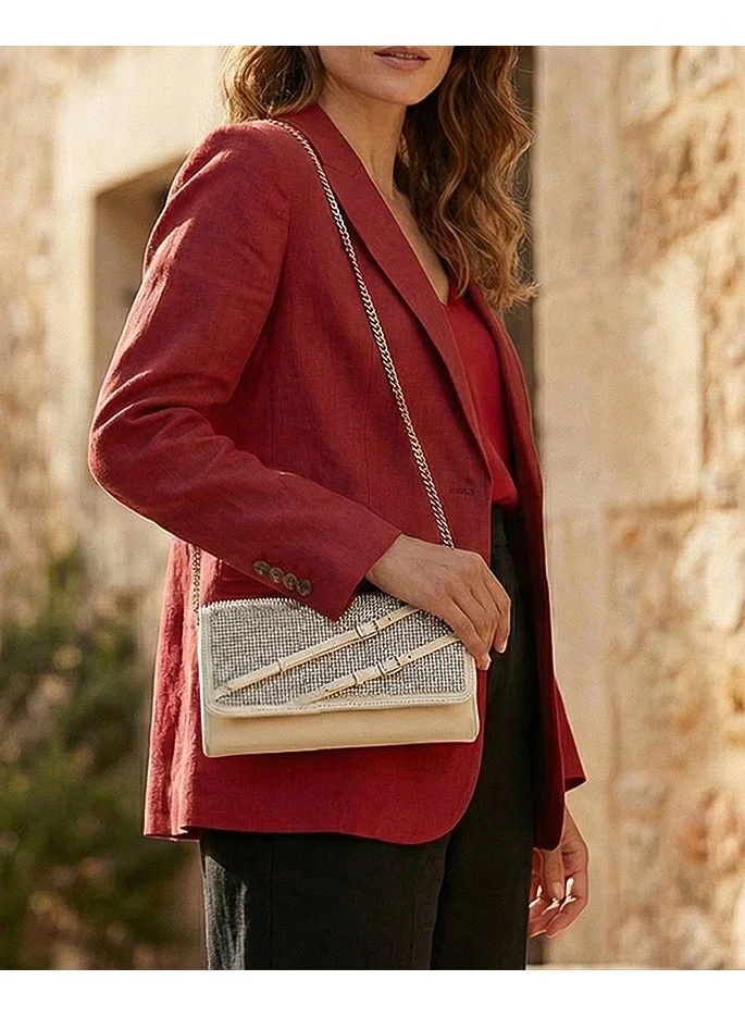 ستيف مادن Bfrance Cream Women's Cross Body Bags