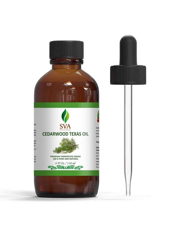 SVA Organics Cedarwood Texas Essential Oil 4 Oz(118 Ml) 100% Pure Therapeutic Grade By Sva Organics  - Image 2