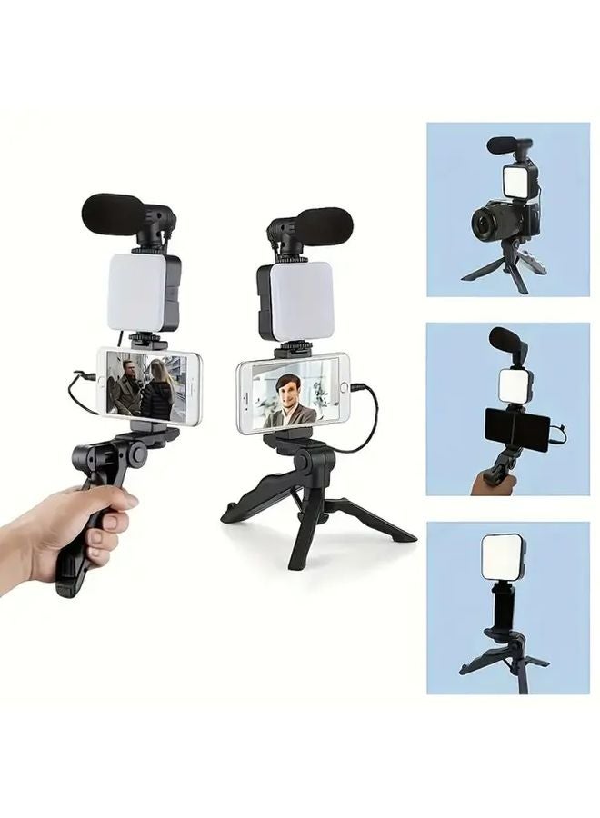 Pure Black Photography Lighting Kit Studio Fill Light LED Selfie Video Conference Light - Image 5