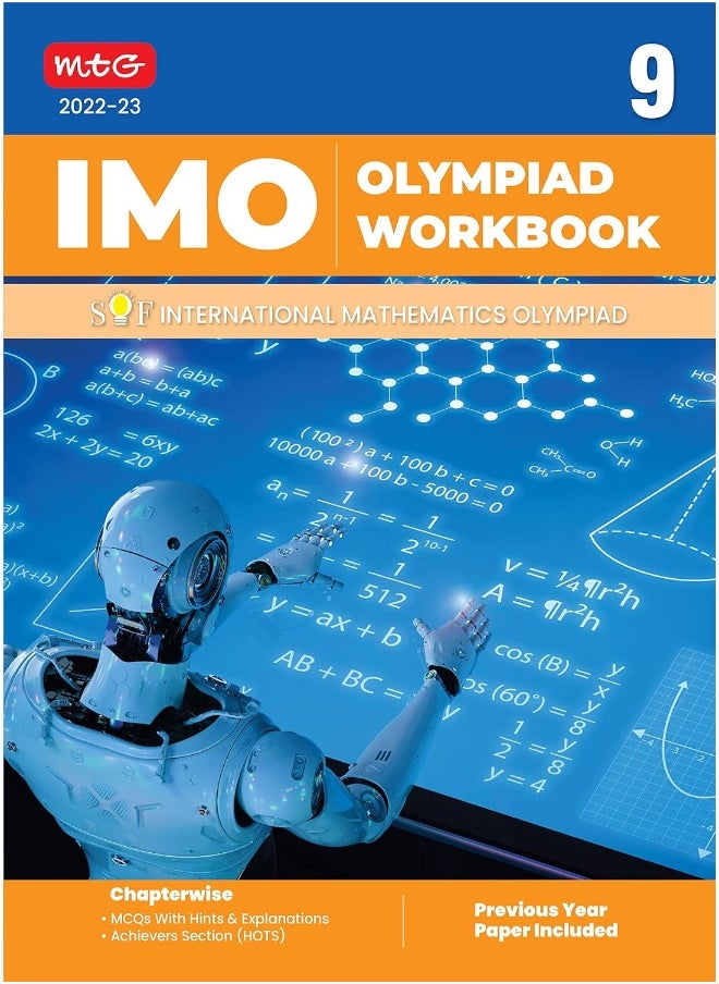 International Mathematics Olympiad (IMO) Work Book for Class 9 - MCQs, Previous Years Solved Paper and Achievers Section - Olympiad Books For 2022-2023 Exam  - Image 1