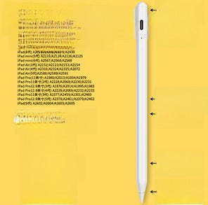 Transparent Apple Pencil Stylus X-Pen-3 [iPad special pen-magnetic charging TYPE-C charging]] 