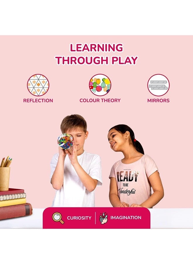 Smartivity Educational Kaleidoscope DIY S.T.E.M Kit for Kids (6+ Years) – Learn Light, Shapes, Colours, Reflection & Refraction | Creative Science Toy | 60 Min DIY Activity, Unlimited Play - Image 2