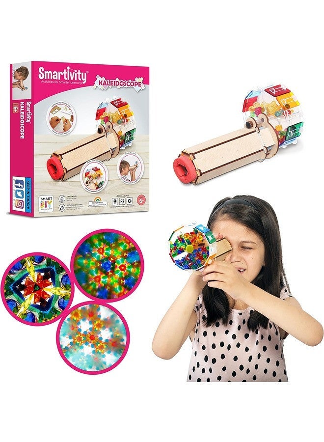 Smartivity Educational Kaleidoscope DIY S.T.E.M Kit for Kids (6+ Years) – Learn Light, Shapes, Colours, Reflection & Refraction | Creative Science Toy | 60 Min DIY Activity, Unlimited Play - Image 1