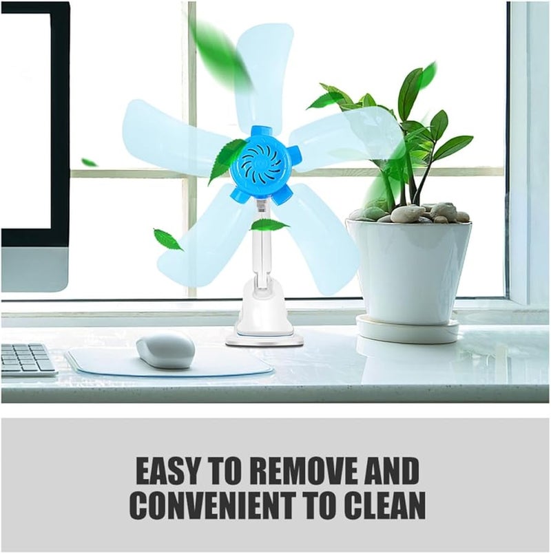 Tehaux 10 قطعة ريش مراوح بديلة لمراوح الطاولة والسقف سهلة التركيب - Image 3