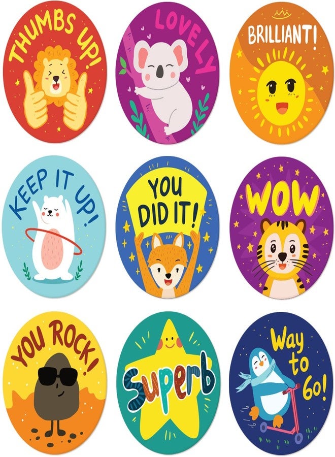 Sweetzer & Orange Reward Stickers for Kids by Sweetzer & Orange - 1008 Decals for Kids, 9 Assorted Designs, 1 Inch Incentive Labels - Teacher Supplies for Classroom, Potty Training and Motivational Chart - Image 1