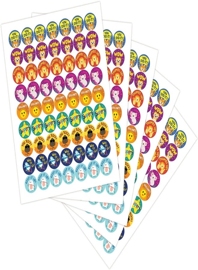 Sweetzer & Orange Reward Stickers for Kids by Sweetzer & Orange - 1008 Decals for Kids, 9 Assorted Designs, 1 Inch Incentive Labels - Teacher Supplies for Classroom, Potty Training and Motivational Chart - Image 2