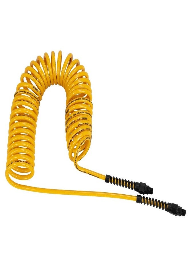 DEWALT (DXCM012-0242) 25' 1/4" MNPT POLYURETHANE RECOIL HOSE W/BEND RESTRICTORS - Image 2