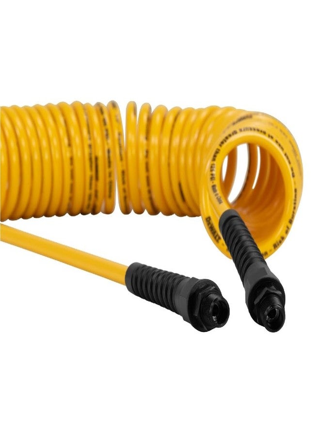 DEWALT (DXCM012-0242) 25' 1/4" MNPT POLYURETHANE RECOIL HOSE W/BEND RESTRICTORS - Image 3