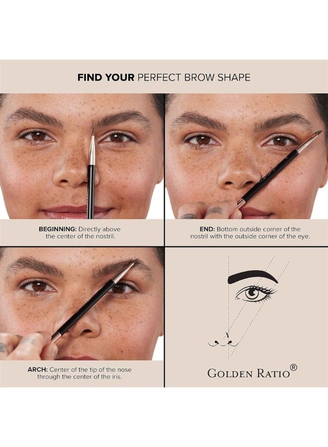 جل حواجب مقاوم للماء بلون أشقر – بوميد حواجب بتركيبة عالية الصبغة لتحديد وملء الحواجب، مقاوم للتلطخ يدوم طويلًا، ملمس مطفي احترافي - Image 3