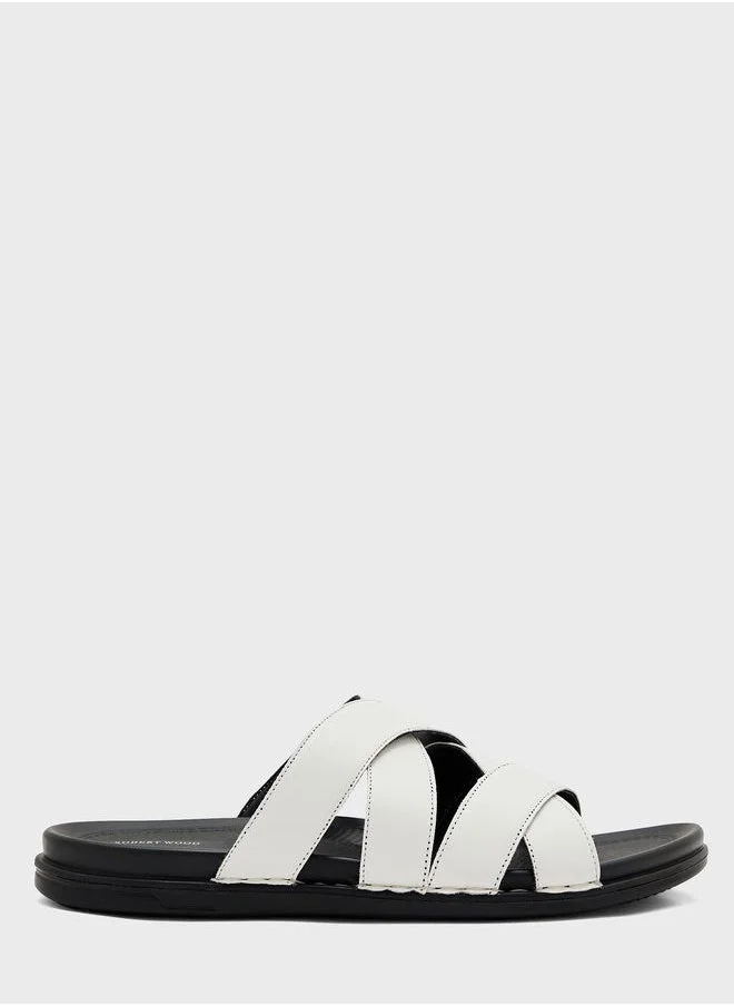 Robert Wood Comfort Footbed Strappy Sandals