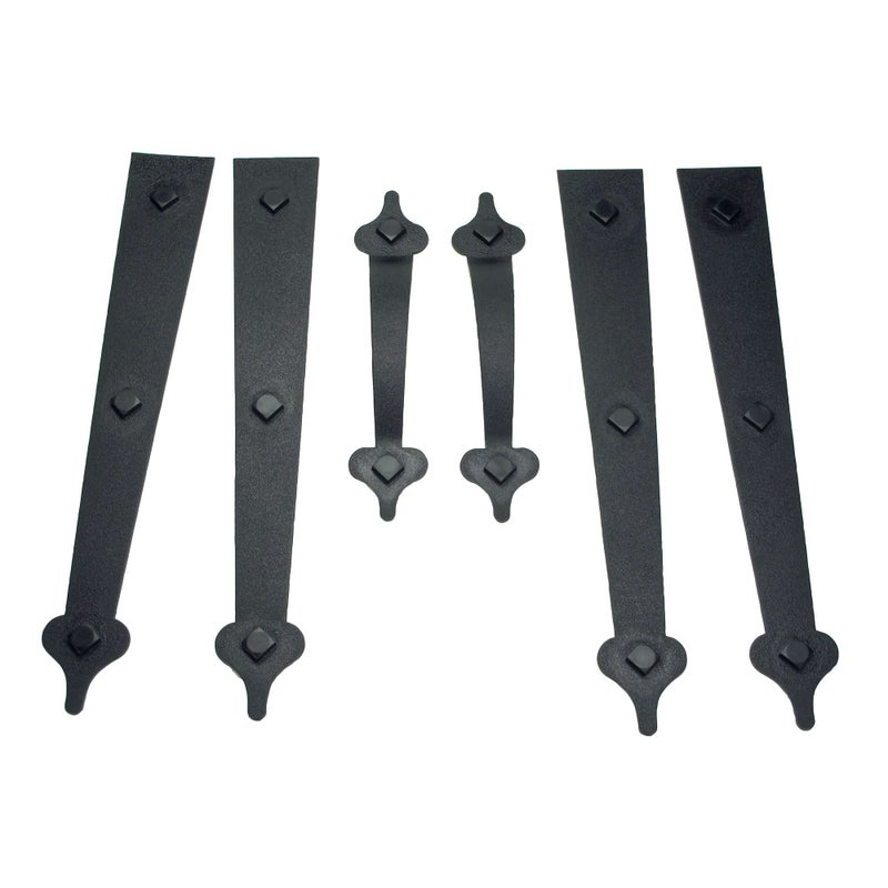 Household Essentials Garage Handle and Hinge Magnets â€“ Decorative Magnetic Hardware Steel Doors, Easy Installation, Durable & Weatherproof, Set of 6 - Image 1