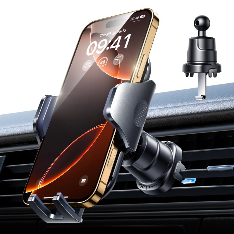 VANMASS 2026 Phone Holders for Your Car Ultimate Military-Grade Car Phone Holder Mountã€Patent & Safety Certsã€‘Upgraded Shockproof Truck Air Vent Phone Mount for iPhone 17 Pro Max 16 15 Samsung Android - Image 1