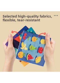 Generic Baby Tear Tissue Box Paper Toy Baby Learning To Draw Tissue Exercise Early Education Educational Cloth Book-Color:Dinosaur Paradise (3 Ring Paper + 9 Silk Scarves)  - Image 5