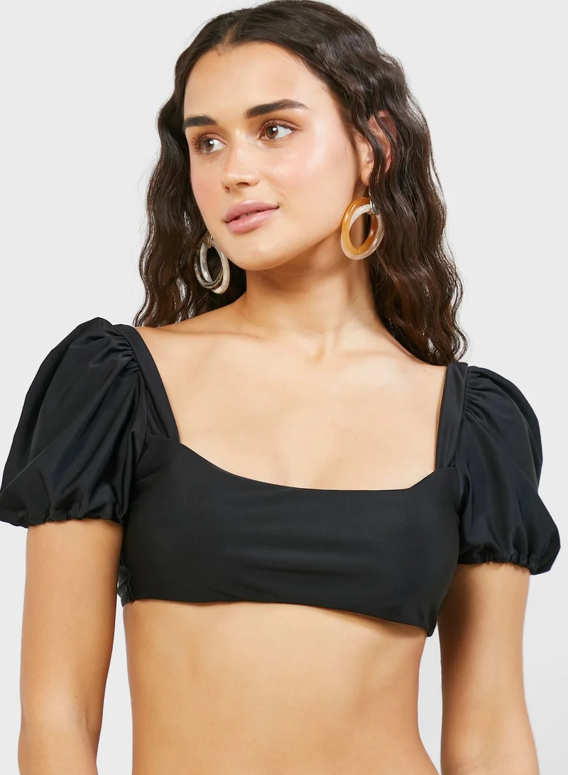 ELLA Puff Sleeve Bikini Set