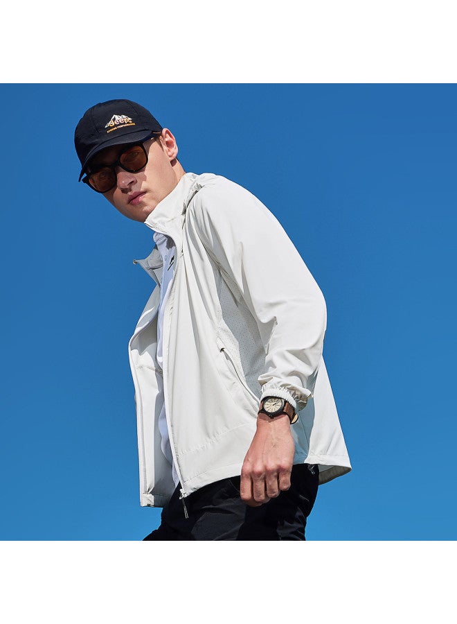 Jeep Upf50+ Sun Protection Jacket】men's Summer Cool Outdoor Windbreaker Sports Jacket - Image 5