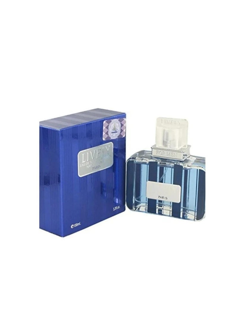 Cool Lively Cologne by Parfums Lively for Men - Eau de Toilette, 100 ml