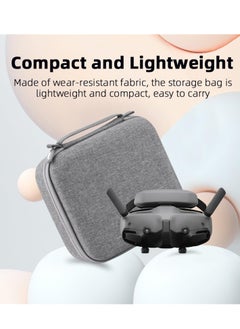 إكسفور حقيبة حمل لملحقات DJI Avata 2، حقيبة سفر محمولة صلبة لنظارات DJI Goggles 3 ووحدة التحكم RC Motion 3، حقيبة تخزين واقية لسهولة النقل  - Image 5