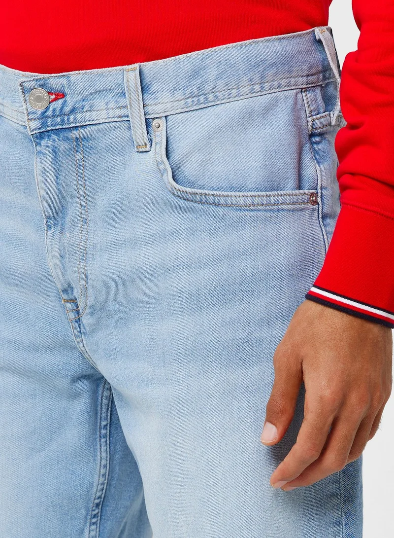 TOMMY HILFIGER Light Wash Denim Shorts